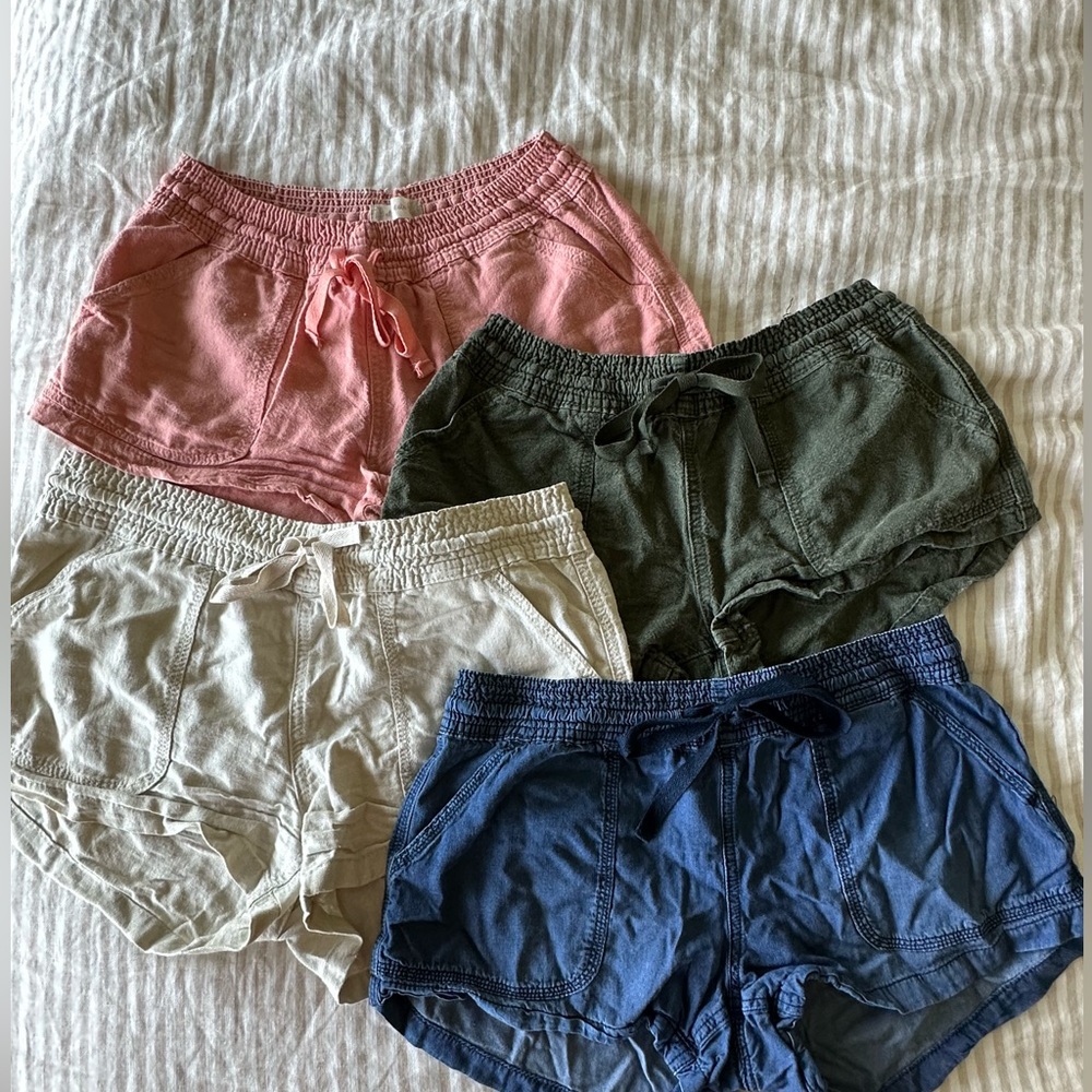 Linen shorts
